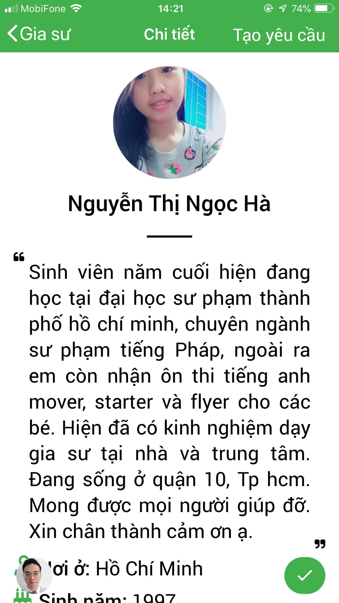 App Daykemtainha.vn tiếng Pháp Online